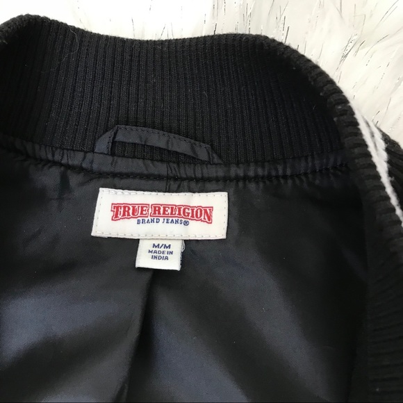 *True Religion Womens Varsity Jacket - Picture 6 of 8